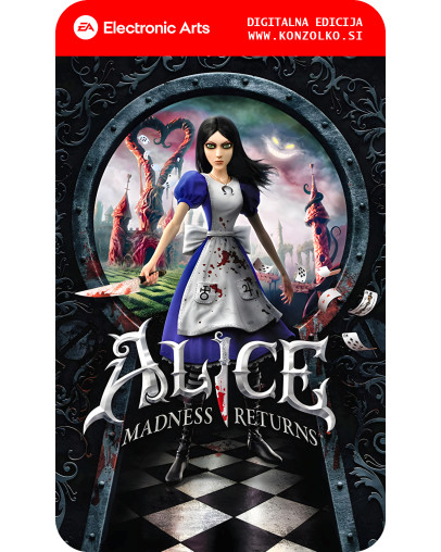 Alice Madness Returns - EA App koda brez škatlice (WINDOWS PC)