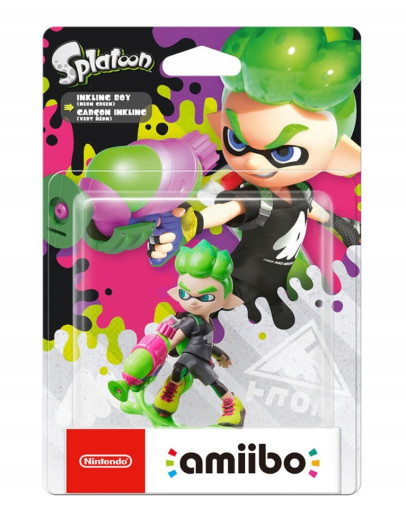 Amiibo Inkling Boy Neon Green (Splatoon)