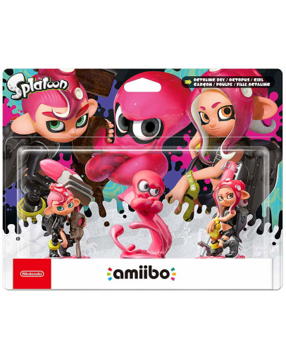 Amiibo Octoling Triple Pack Boy & Octopus & Girl (Splatoon)