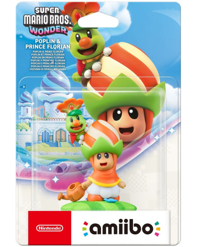 Amiibo Poplin & Prince Florian (Super Mario Bros Wonder)