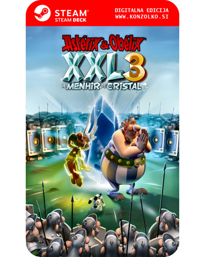 Asterix & Obelix XXL 3 The Crystal Menhir - Steam koda brez škatlice (WINDOWS PC | STEAM DECK)