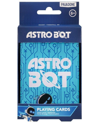 Astrobot igralne karte v zbirateljski pločevinki Paladone