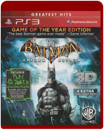 Batman Arkham Asylum Game of the Year Edition (PS3)