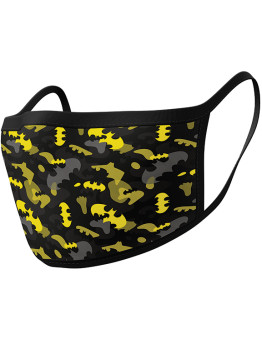Batman Camo Yellow maska za obraz dvojno pakiranje Pyramid