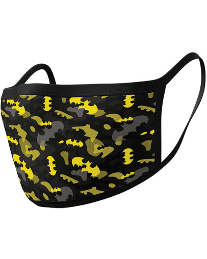 Batman Camo Yellow maska za obraz dvojno pakiranje Pyramid