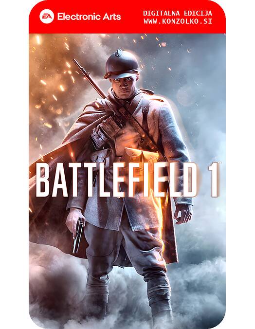 Battlefield 1 - EA App koda brez škatlice (WINDOWS PC)