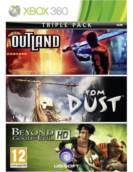 Beyond Good Evil HD & Outland & From Dust Triple Pack (XBOX 360)