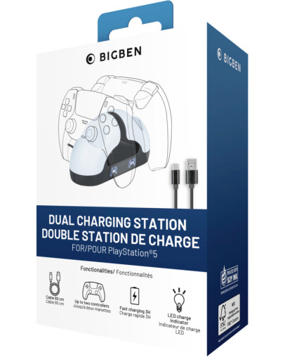 NACON dvojna polnilna postaja za PS5