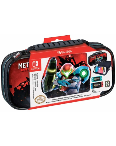 BigBen Metroid Dread Deluxe potovalna torbica za Nintendo Switch