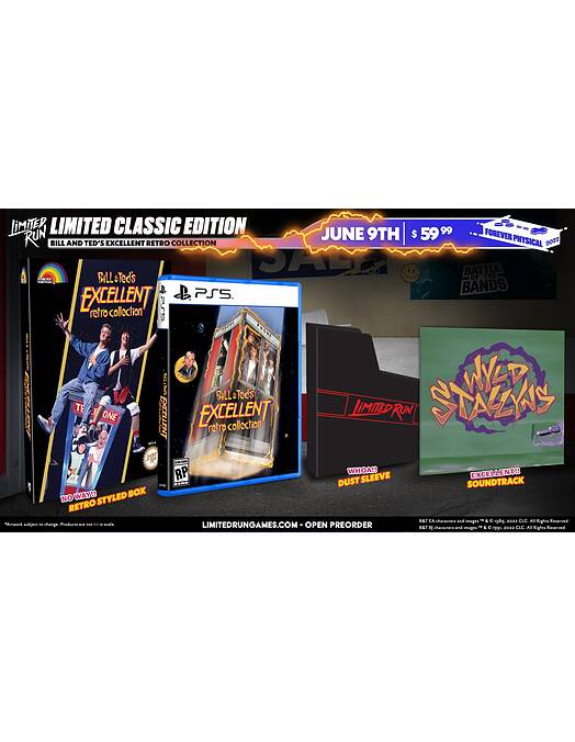 Bill & Teds Excellent Retro Collection Collectors Edition - Limited Run (PS5)