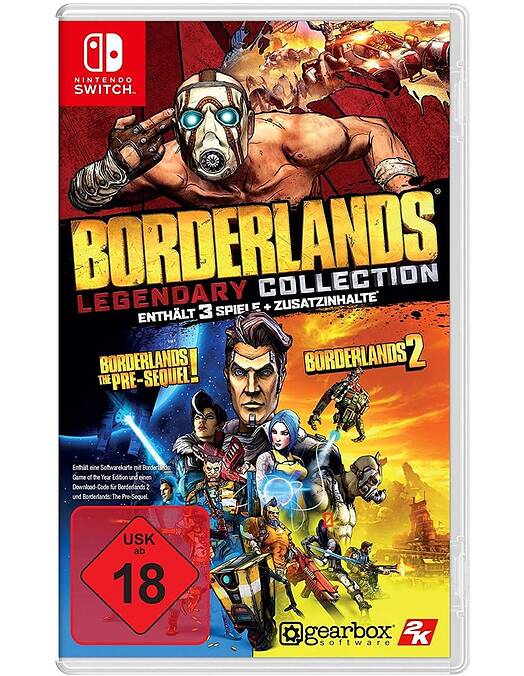 Borderlands Legendary Collection - koda v škatlici (SWITCH)