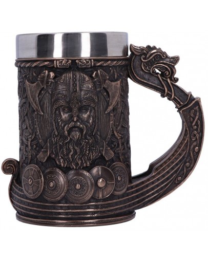 Bronze Drakkar Viking vrč 15 cm Nemesis Now