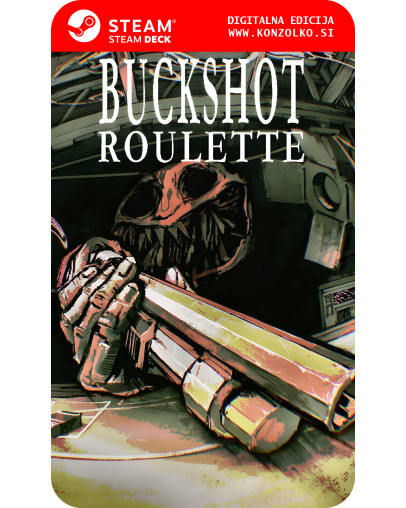 Buckshot Roulette - Steam koda brez škatlice (WINDOWS PC | STEAM DECK)