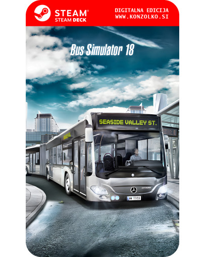 Bus Simulator 18 - Steam koda brez škatlice (WINDOWS PC | STEAM DECK)