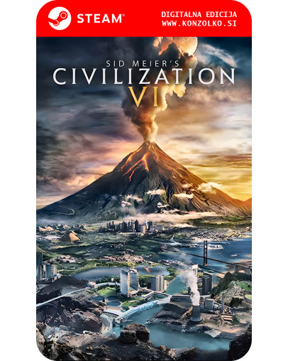 Civilization 6 Rise and Fall dodatek za igro - Steam koda brez škatlice (WINDOWS PC)
