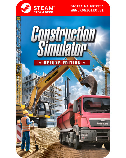 Construction Simulator 2015 Deluxe Edition - Steam koda brez škatlice (WINDOWS PC | STEAM DECK)