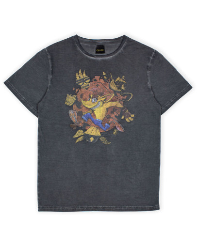 Crash Bandicoot 4 majica Oil Wash velikost XS Numskull