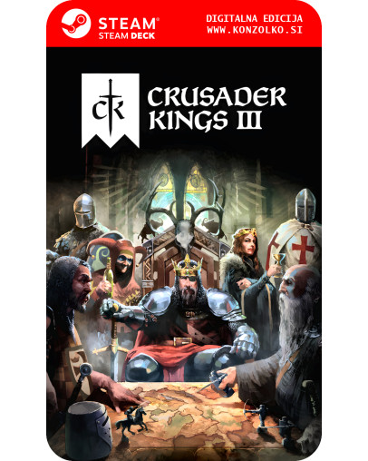 Crusader Kings 3 Royal Edition - Steam koda brez škatlice (WINDOWS PC | STEAM DECK)