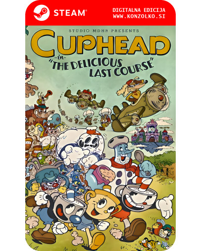 Cuphead The Delicious Last Course dodatek za igro - Steam koda brez škatlice (WINDOWS PC)