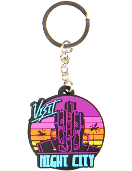 Cyberpunk 2077 Visit Night City obesek za ključe Jinx