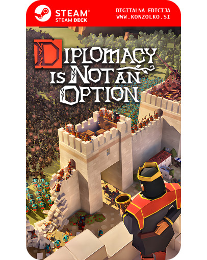 Diplomacy is Not an Option - Steam koda brez škatlice (WINDOWS PC | STEAM DECK)