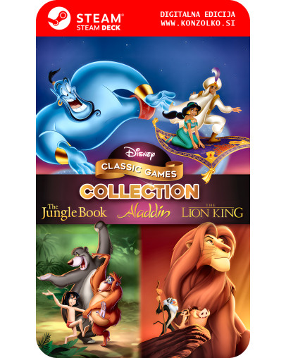 Disney Classic Games Aladdin and The Lion King - Steam koda brez škatlice (WINDOWS PC | STEAM DECK)