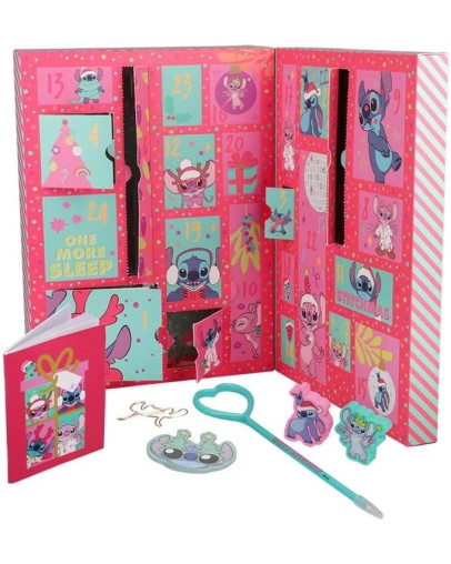 Disney Lilo & Stitch 24-delni adventni koledar s pisarniškim materialom Paladone