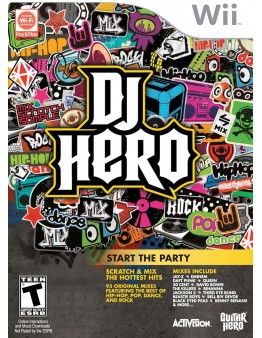 DJ Hero - samo igra brez mešalke (WII) - rabljeno