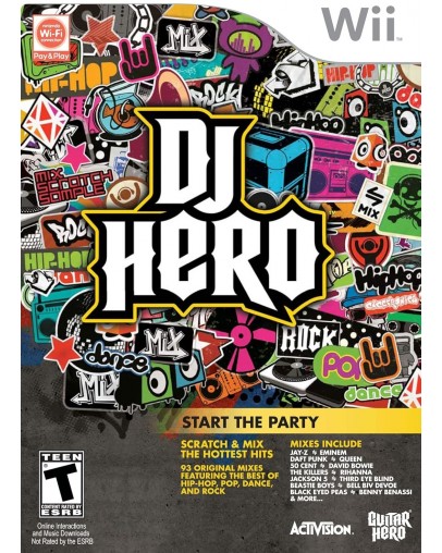 DJ Hero - samo igra brez mešalke (WII) - rabljeno DJ Hero - samo igra brez mešalke (WII) - rabljeno