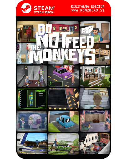 Do Not Feed the Monkeys - Steam koda brez škatlice (WINDOWS PC | STEAM DECK)