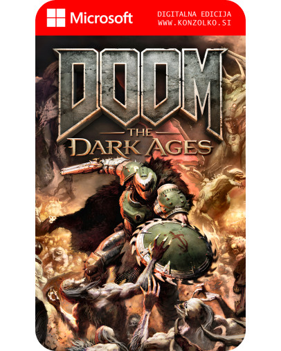 Doom The Dark Ages - Microsoft Store koda brez škatlice (WINDOWS PC)