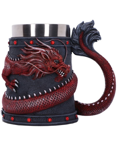 Dragon Coil Red vrč 16 cm Nemesis Now