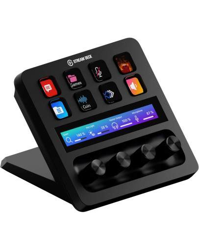 Elgato Stream Deck Plus avdio mešalna miza in kontroler