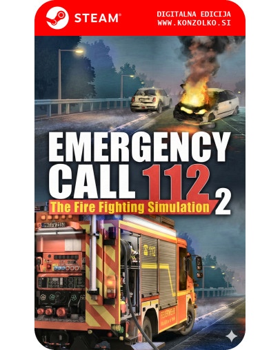 Emergency Call 112 The Fire Fighting Simulation 2 - Steam koda brez škatlice (WINDOWS PC)