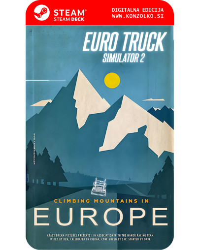 Euro Truck Simulator 2 Gold Edition - Steam koda brez škatlice (WINDOWS PC | STEAM DECK)