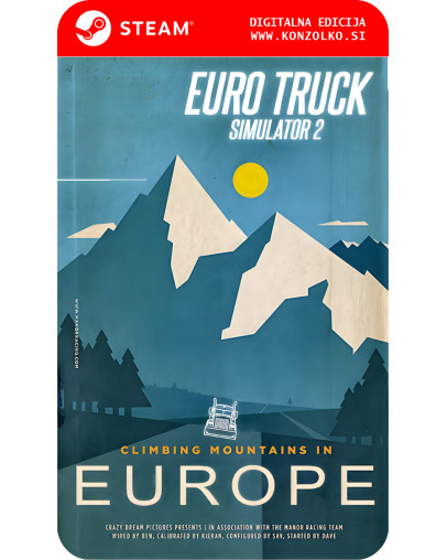 Euro Truck Simulator 2 - West Balkans dodatek za igro - Steam koda brez škatlice (WINDOWS PC)