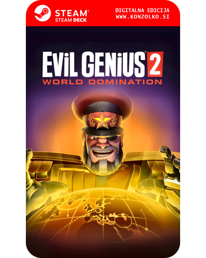 Evil Genius 2 World Domination Deluxe Edition - Steam koda brez škatlice (WINDOWS PC | STEAM DECK)