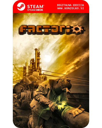 Factorio - Steam koda brez škatlice (WINDOWS PC | STEAM DECK)