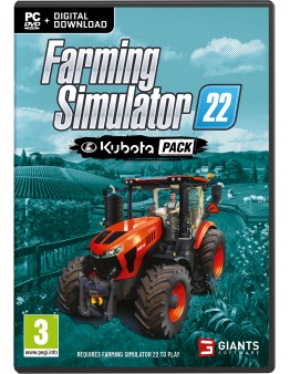 Farming Simulator 22 Kubota Expansion Pack (PC) Farming Simulator 22 Kubota Expansion Pack (PC)