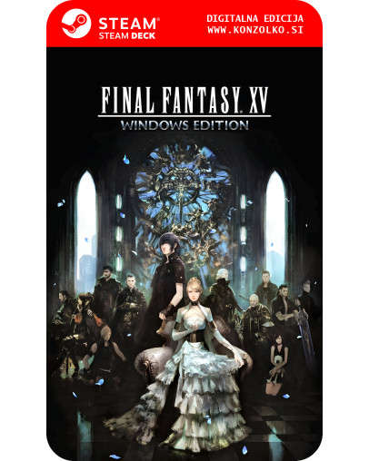 Final Fantasy 15 Windows Edition - Steam koda brez škatlice (WINDOWS PC | STEAM DECK)
