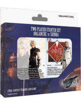 Final Fantasy TCG FFVII Remake Avalanche vs Shinra začetni komplet igralnih kart za dva igralca