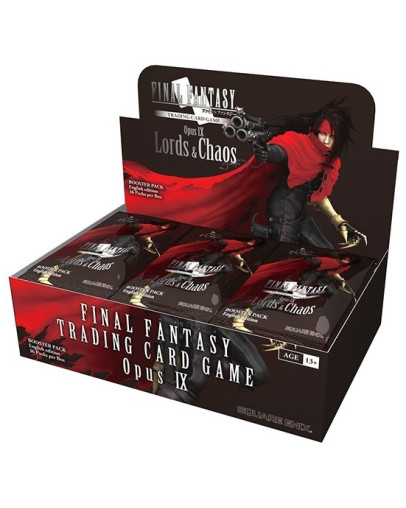 Final Fantasy TCG Opus IX Lords & Chaos Booster Box komplet igralnih kart
