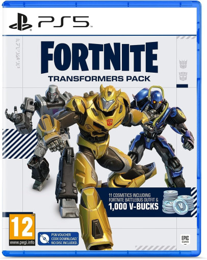 Fortnite Transformers Pack - koda v škatlici (PS5)