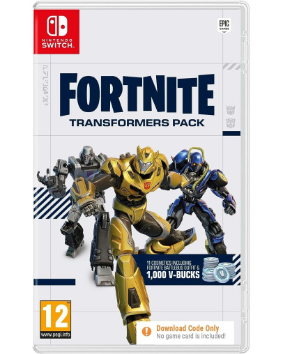 Fortnite Transformers Pack - koda v škatlici (SWITCH)