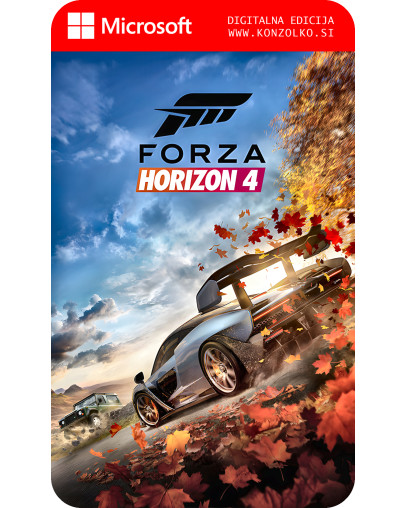 Forza Horizon 4 Deluxe Edition - Microsoft Store koda brez škatlice (WINDOWS PC)