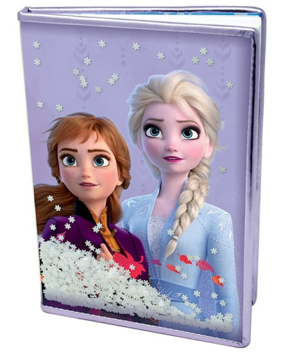 Frozen 2 Snow Sparkles A5 beležka s konfeti Pyramid
