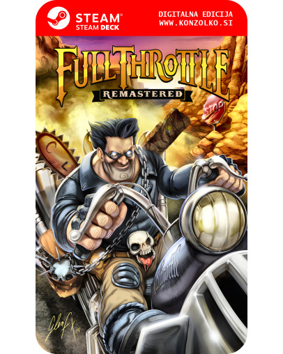 Full Throttle Remastered - Steam koda brez škatlice (WINDOWS PC | STEAM DECK)