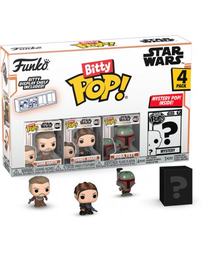 Funko Bitty Pop Mandalorian Marshal 4-Pack Funko Bitty Pop Mandalorian Marshal 4-Pack