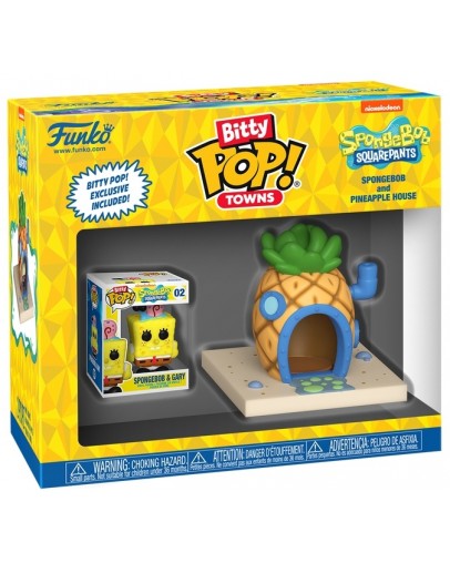 Funko Bitty Pop Town SpongeBob SquarePants SpongeBob with Pineapple House Funko Bitty Pop Town SpongeBob SquarePants SpongeBob with Pineapple House