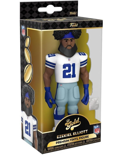 Funko Gold 5 NFL Cowboys Ezekiel Elliott Home Uni